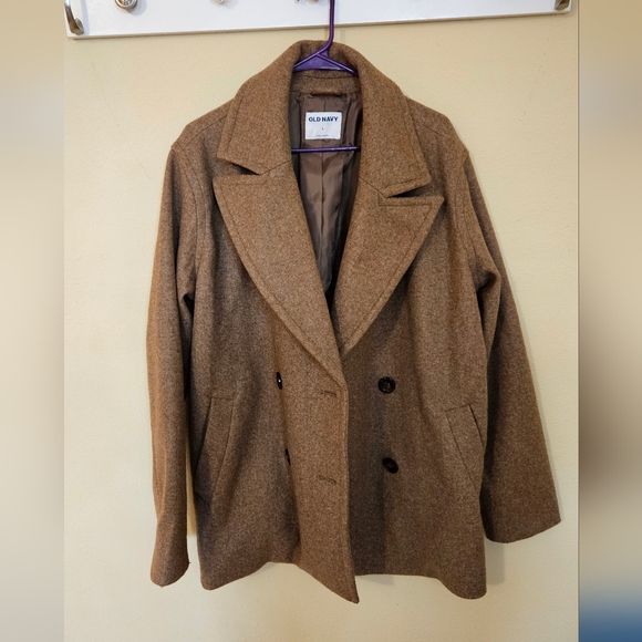 Old Navy Women's Brown Coat Size L - Picture 3 of 10